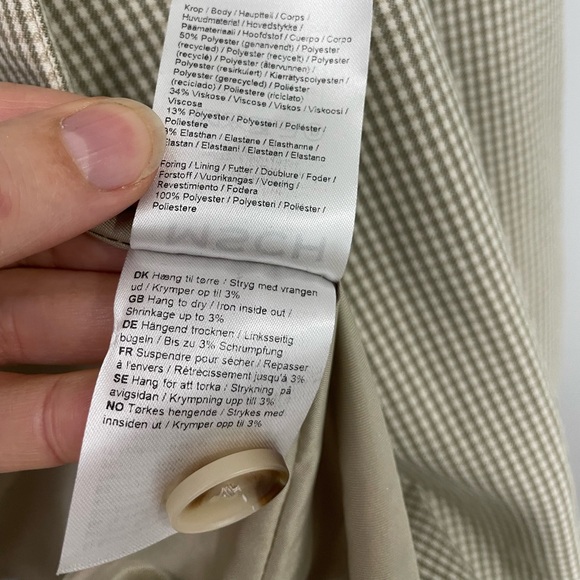 [L] MSCH COPENHAGEN Blazer checkered single breasted - Picture 12 of 12